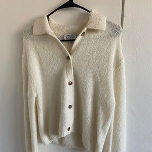 White Cardigan